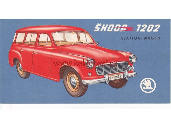 Škoda 1202 - Station - Wagen - Motokov - prospekt - originál