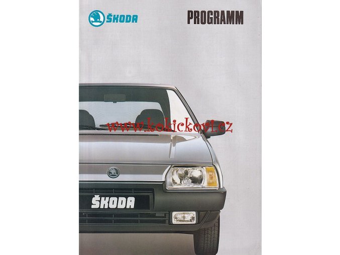 Škoda - Program - Favorit, Forman, Pick-up - prospekt A4 - VZORNÍK BAREV