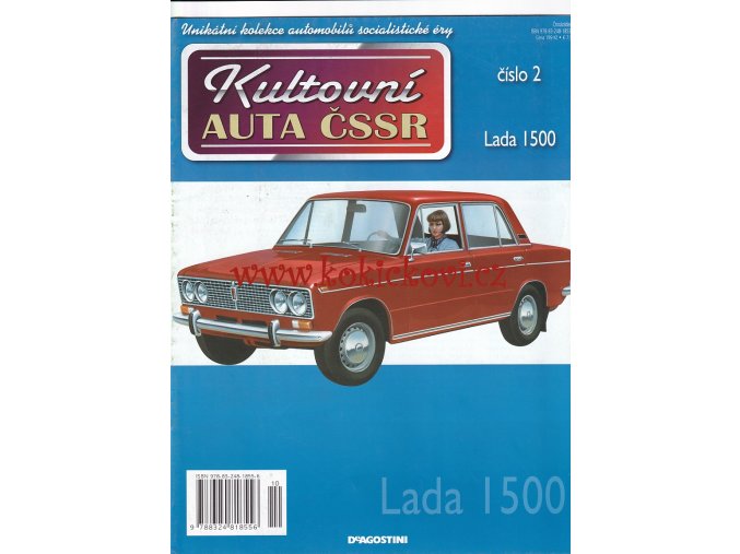 Kultovní auta ČSSR - LADA 1500 - A4 - 12 STRAN - 2010