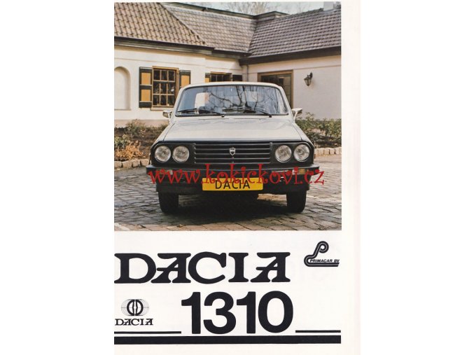 DACIA 1310 MLS - REKLAMNÍ PROSPEKT A4 - 8 STRAN - HOLANDSKY