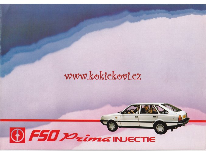 FSO POLONEZ / PRIMA INJECTIE 1.5 CLE/SLX BDB - REKLAMNÍ PROSPEKT A4 - 12 STRAN - HOLANDSKY