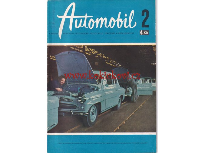 ČASOPIS AUTOMOBIL ČÍSLO 2/1958 - ŠKODA 440