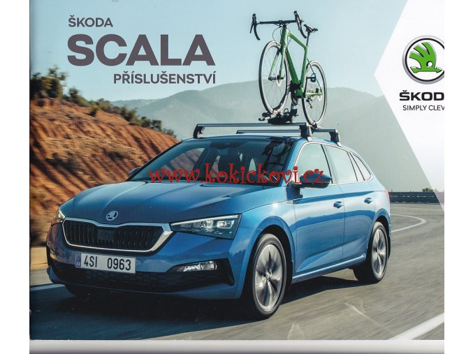 ŠKODA SCALA - PŘÍSLUŠENSTVÍ - reklamní katalog 52 stran - česky