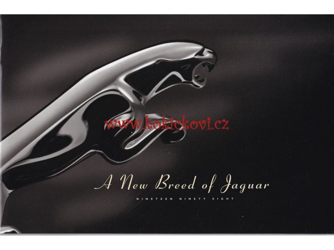 1998 A New Breed of Jaguar - originální prospekt 1997/98 - 20 stran - anglicky