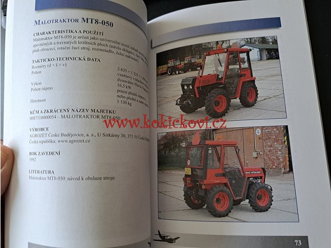 KATALOG TECHNIKY LETIŠTNÍHO ZABEZPEČENÍ - Ministerstvo obrany ČR 2013 -0 120 stran - zetor - avia - malotraktor - AGROZET BRNO