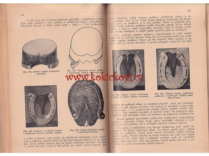 Praktický podkovář Antonín Lechner 1926 + PODKOVÁNÍ KONÍ PRO VOZOVKY A. HANSLIAN