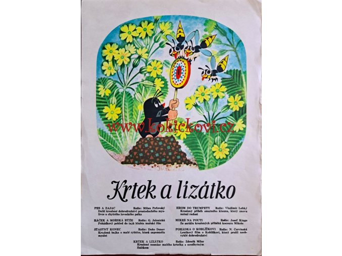 FILMOVÝ PLAKÁT A3 - KRTEK A LÍZÁTKO