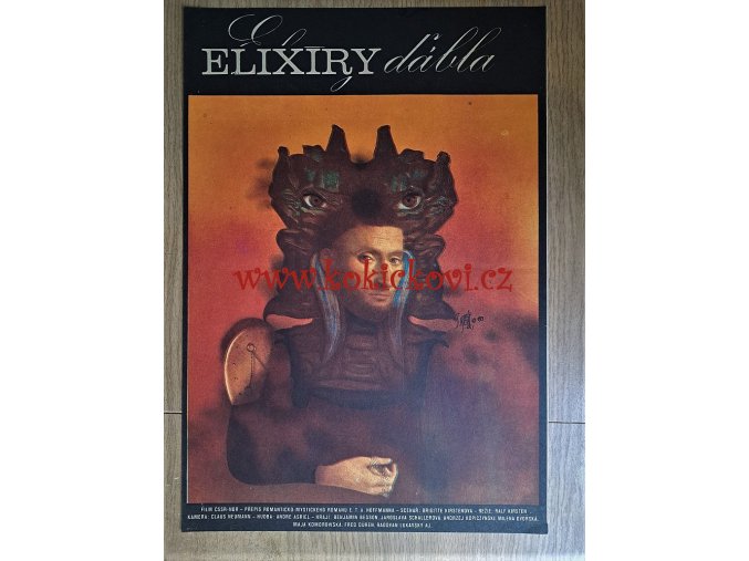 FILMOVÝ PLAKÁT A3 - ELIXÍRY ĎÁBLA - Josef Vyleťal 1973