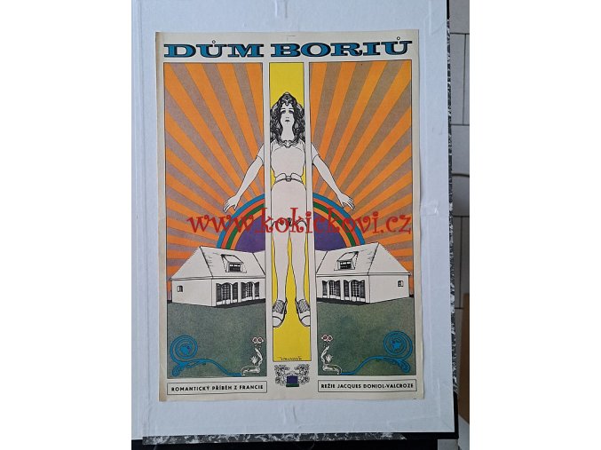 FILMOVÝ PLAKÁT VELIKOSTI A3 - DŮM BORIŮ