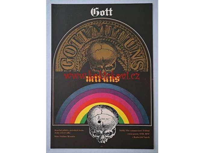 FILMOVÝ PLAKÁT GOTT MIT UNS - A3