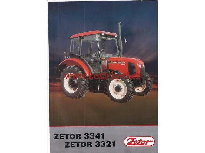 Zetor UR I Super - 3341 - 3321 - prospekt A4 - 4 strany