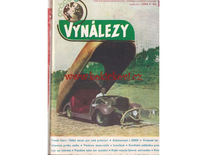 PRÁCE A VYNÁLEZY 1948-1949 - AMERICKÉ OBÁLKY VERSUS KOMUNISTICKÝ TEROR