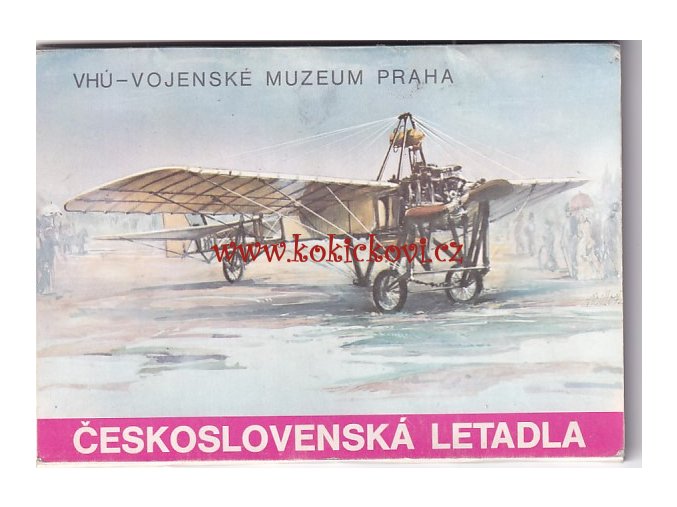 Československá letadla I - VOJENSKÉ HISTORICKÉ MUZEUM - 12 KS POHLEDNIC - VL- BIDLO