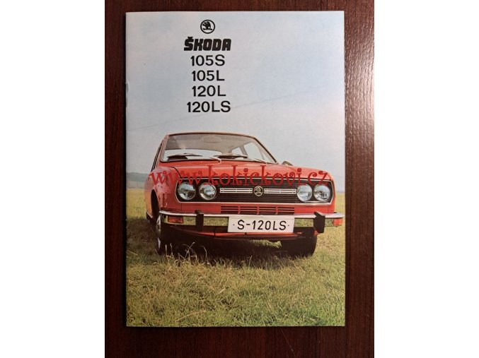 ŠKODA 105 S 105L 120L A 120LS REKLAMNÍ BROŽURA