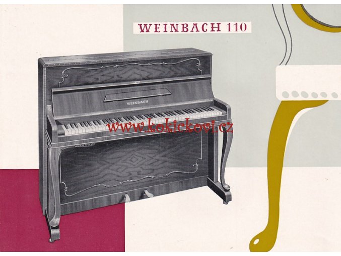 PIANO WEINBACH 110 - REKLAMNÍ LETÁK A5 - 2 STRANY