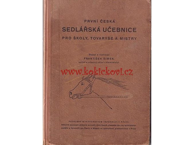 prvni ceska sedlarska ucebnice pro skoly tovaryse a mistry 1946 175915537