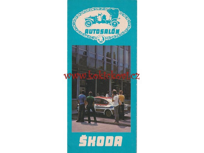 AUTOSALÓN ŠKODA - REKLAMNÍ PROSPEKT 1976 - ŠKODA 110R - ŠKODA SUPER SPORT AJ.