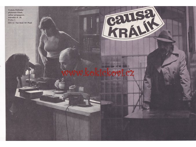 FILMOVÁ FOTOSKA - CAUSA KRÁLÍK - DVĚ STRANY - MENŠÍ A4