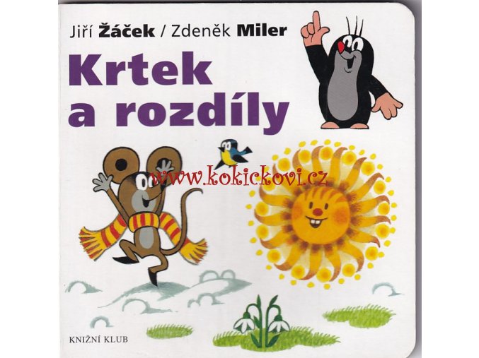 Krtek a rozdíly - ill. Miler, Zdeněk