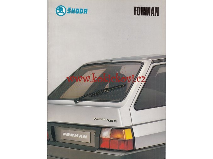 ŠKODA FORMAN - A4 REKLAMNÍ PROSPEKT - 20 STRAN - ČESKY