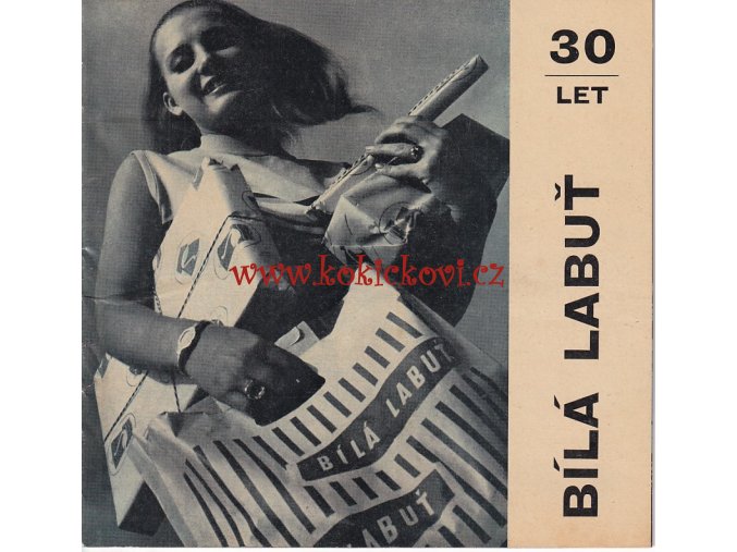 OBCHODNÍ DŮM BÍLÁ LABUŤ - FUNKCIONALISTICKÝ OBCHODNÍ PALÁC - PROSPEKT 30 LET EXISTENCE - ROK 1969 - 24 STRAN