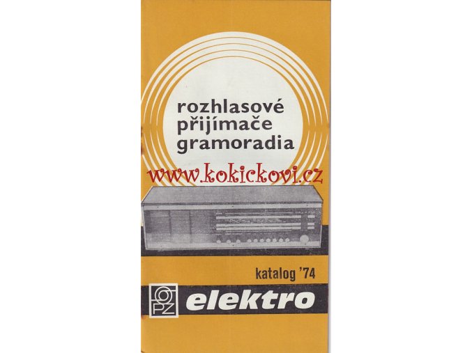 KATALOG RADIOPŘIJÍMAČŮ A GRAMORÁDIÍ 1974 - AUTOPŘIJÍMAČ SPIDER 2105B