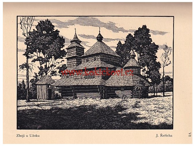 Dřevěné stavby v karpatské oblasti [Podkarpatská Rus, lidová architektura, kostely, Zakarpatská Ukrajina)]