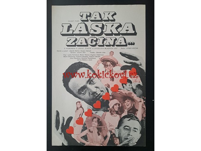 Filmový plakát A3 - Tak láska začíná... S humorem o lásce, životě a svízelích mladých lidí