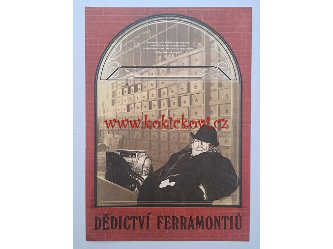 FILMOVÝ PLAKÁT Dědictví Ferramontiů - A3 - Eliška Konopiská 1978