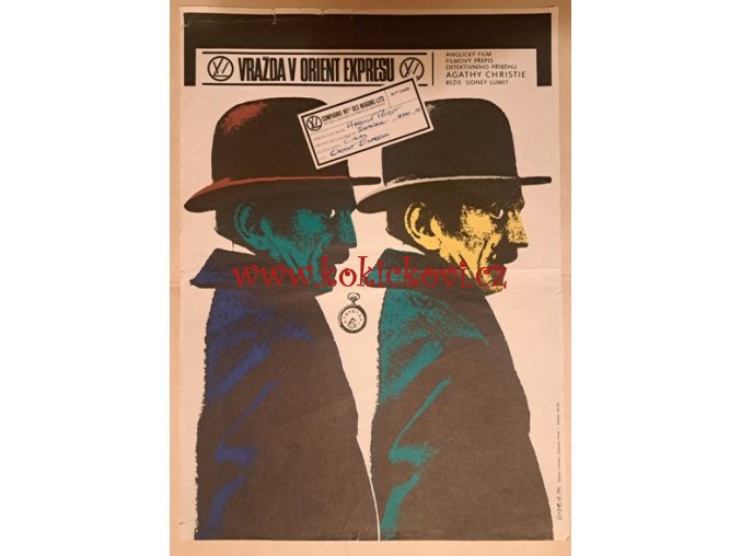 Filmový plakát A3 - Vražda v Orient Expresu