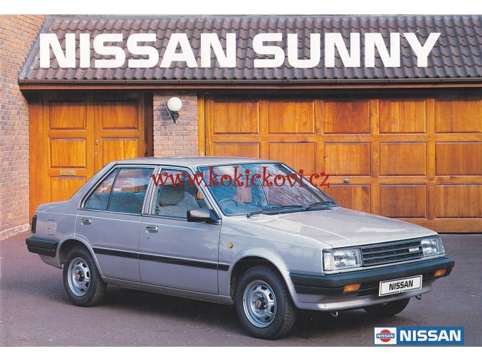 Nissan Sunny – vintage 12stránkový prospekt A4 – únor 1985
