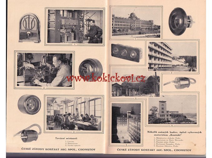 České závody kontakt akciová společnost v Chomutově - REKLAMNÍ KATALOG VÝROBKŮ - ELEKTROINSTALACE - A5 - 104 STRAN