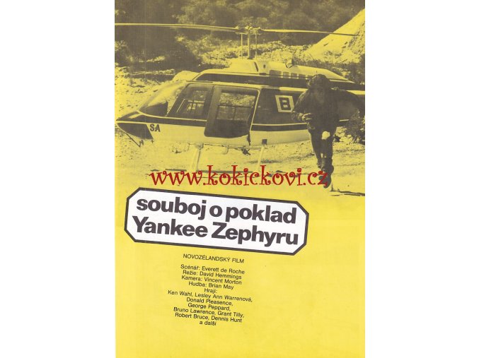 Filmová reklama - Souboj o poklad Yankee Zephyru