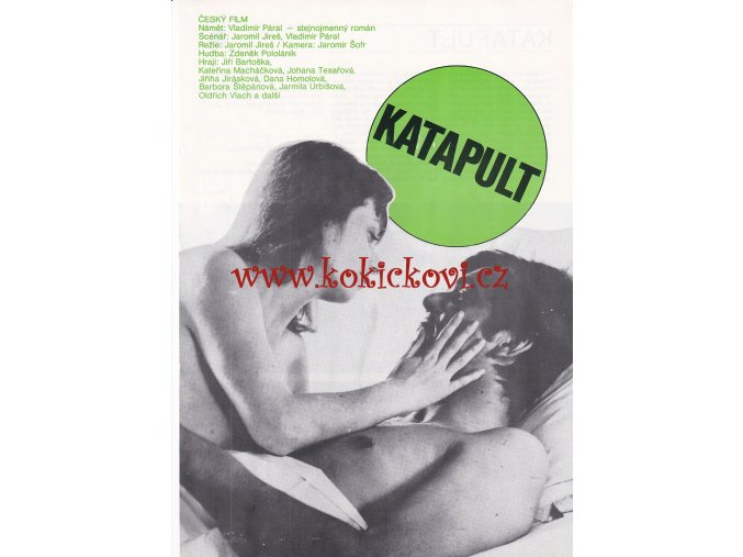 Filmový plakát KATAPULT A4  - JIŘÍ BARTOŠKA - Jaromil Jireš