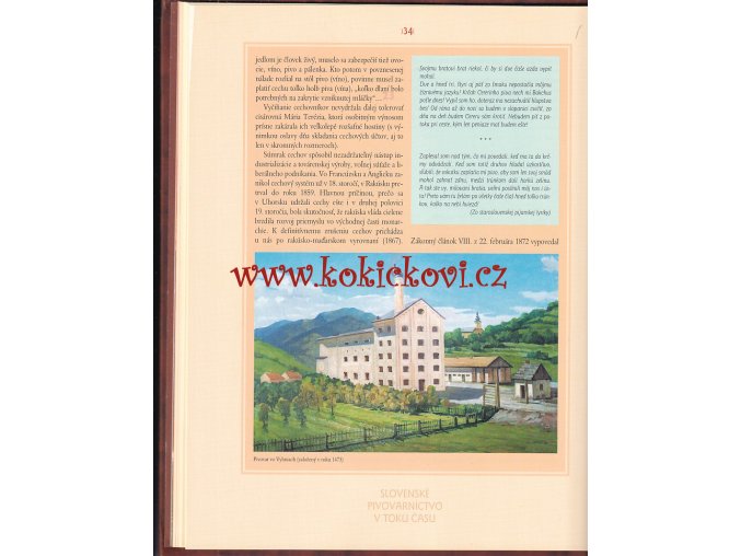 Slovenské pivovarníctvo v toku času (pivo, slovensky) - pivo - pivovarství - pivovarnictví