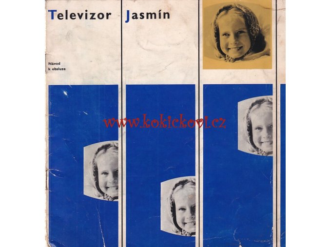 TELEVIZOR TESLA JASMÍN - NÁVOD K OBSLUZE - SOCIALISTICKÁ REKLAMA