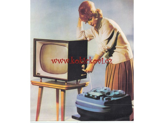 PROSPEKT TELEVIZOR TESLA 4213 U-1 MIMOSA - SOCIALISTICKÁ REKLAMA