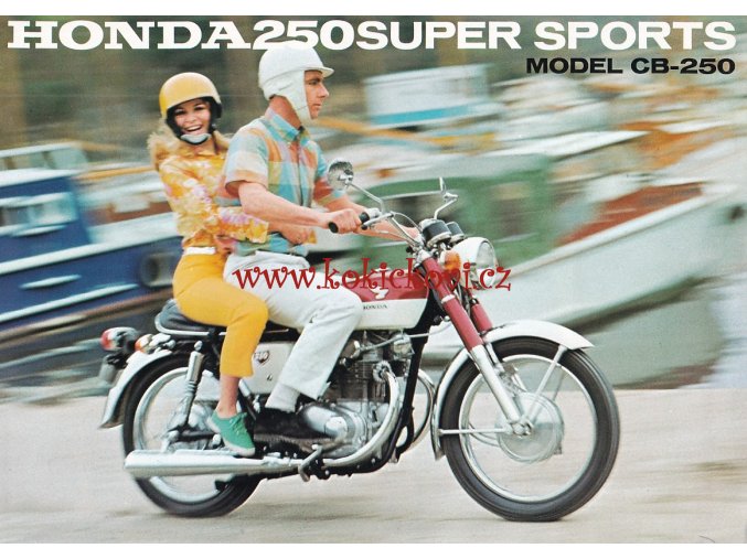 Honda 250 Super Sports model CB-250 - prospekt
