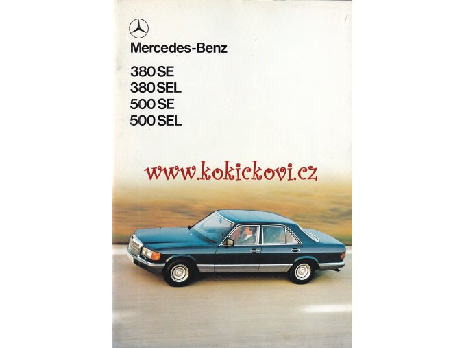 Mercedes - Benz 380 SE, 380 SEL, 500 SE, 500 SEL - prospekt