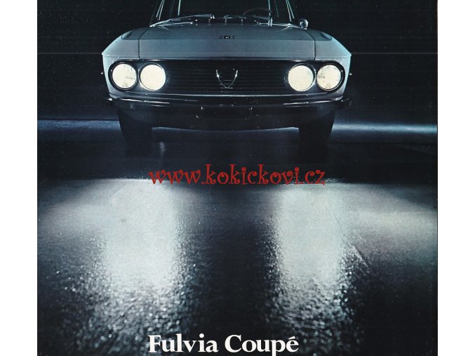 1971 LANCIA FULVIA COUPE REKLAMNÍ PROSPEKT - 14 STRAN