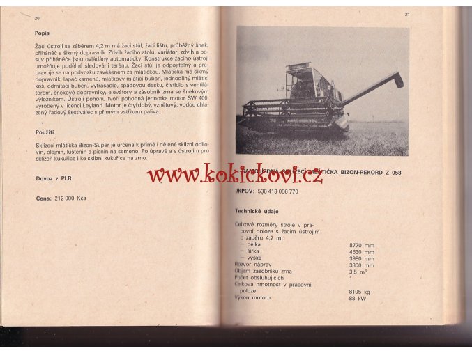 ZEMĚDĚLSKÁ MECHANIZACE /1/1990 TRAKTOR ZETOR - AGROZET BRNO PŘELOUČ ZVOLEN SAMOJÍZDNÁ SKLÍZECÍ MLÁTIČKA