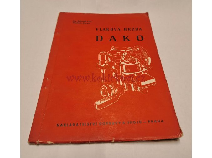 Vlaková brzda Dako - 1972 - A5 - 64 stran - pěkný stav