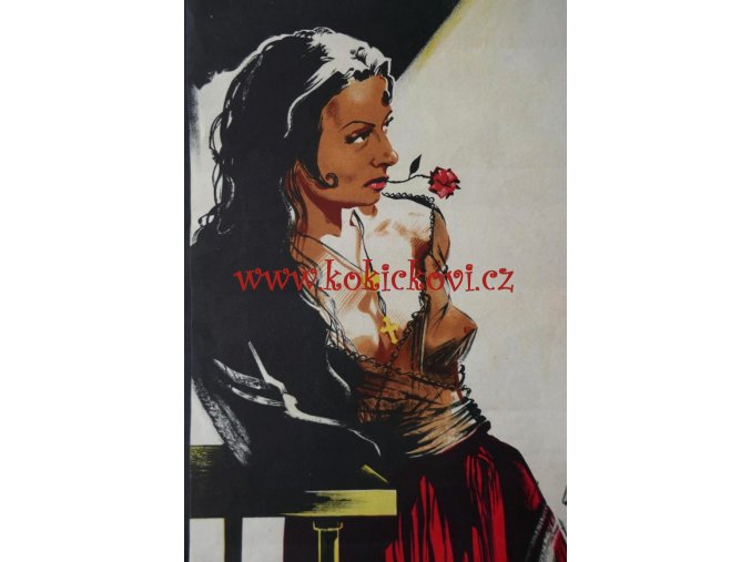 bimba bohumil konecny carmen stary filmovy plakat nudle 239487254