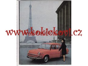 ŠKODA 1000 MB REKLAMNÍ PROSPEKT > BROŽURA