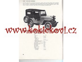 KAISER JEEP INTERNATIONAL KATALOG V ČJ 16 STRAN