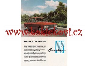 MOSKVITCH 408 AVTOEXPORT PROSPEKT MOSKVIČ