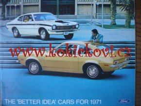 Automobily FORD KATALOG 1971 ANGLICKY