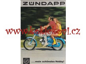 MOTOCYKLY ZUNDAPP C 50 SUPER > SPORT REKL. LETÁK A4