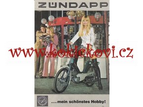 ZUNDAPP MOPED PROSPEKT A4 NĚMECKY 2 STR. A4