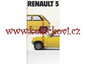 RENAULT 5  PROSPEKT 32 STRAN NĚMECKY